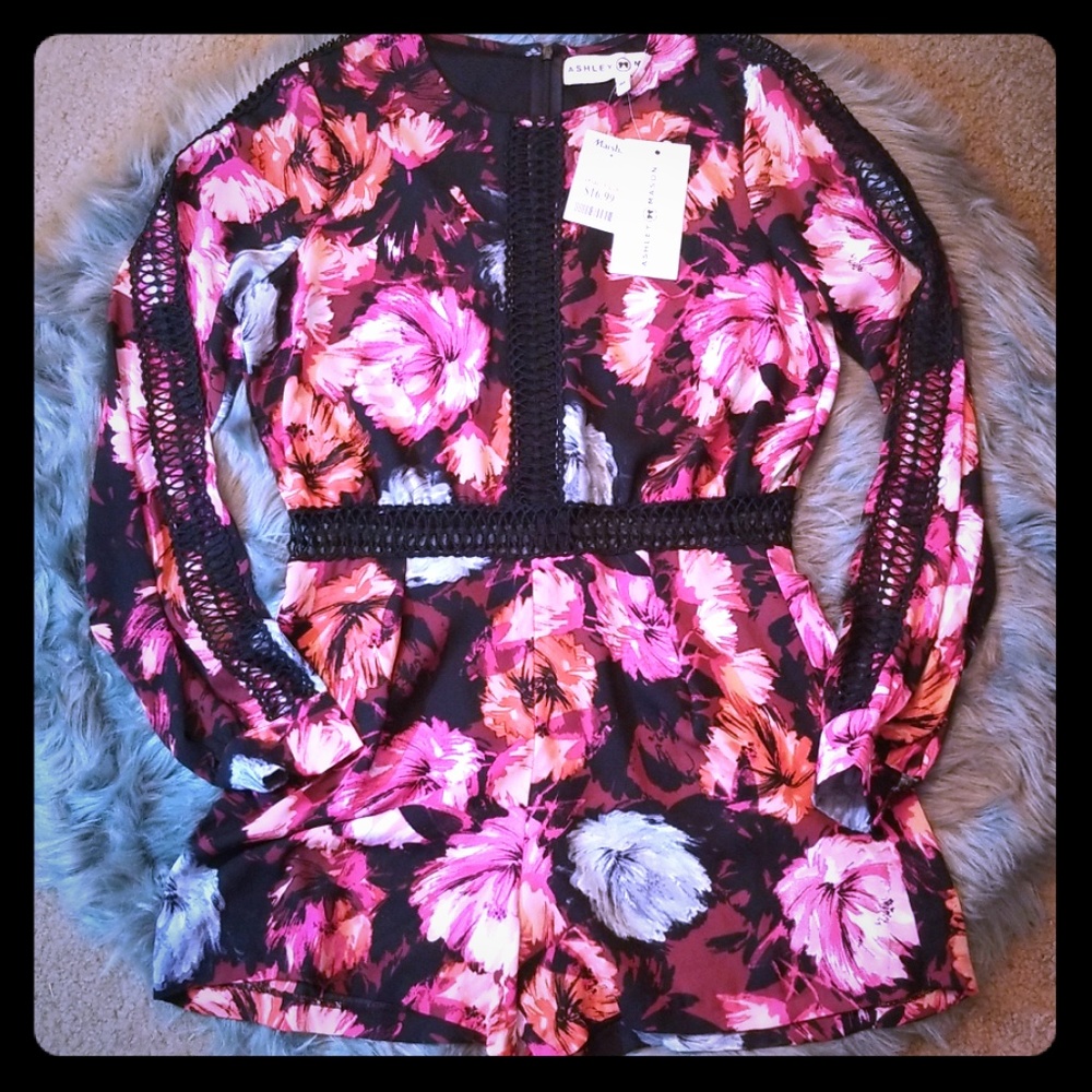 Ashley Mason Floral Romper